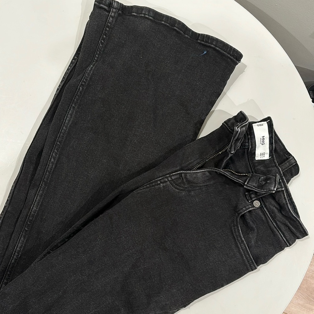 MNG (Mango) black flare jeans size 2